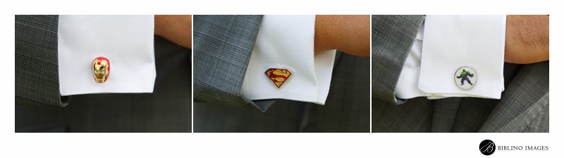 Super hero cuff links